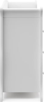 Storkcraft Avalon 6 Drawer Double Dresser, White - LittleTreasures