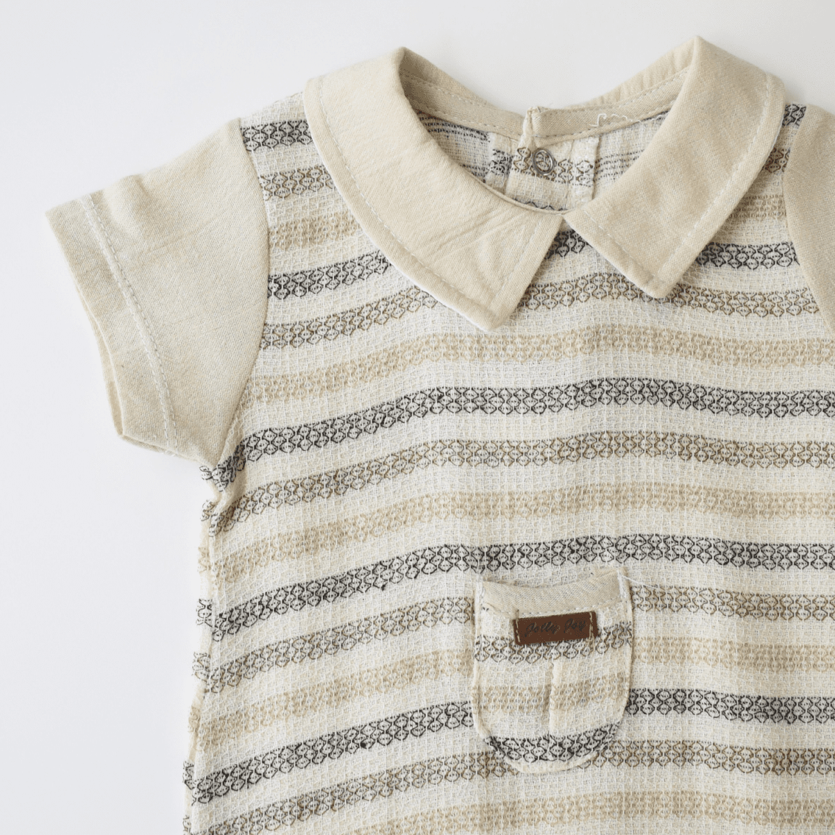 Striped Baby Dressy Overall - LittleTreasures