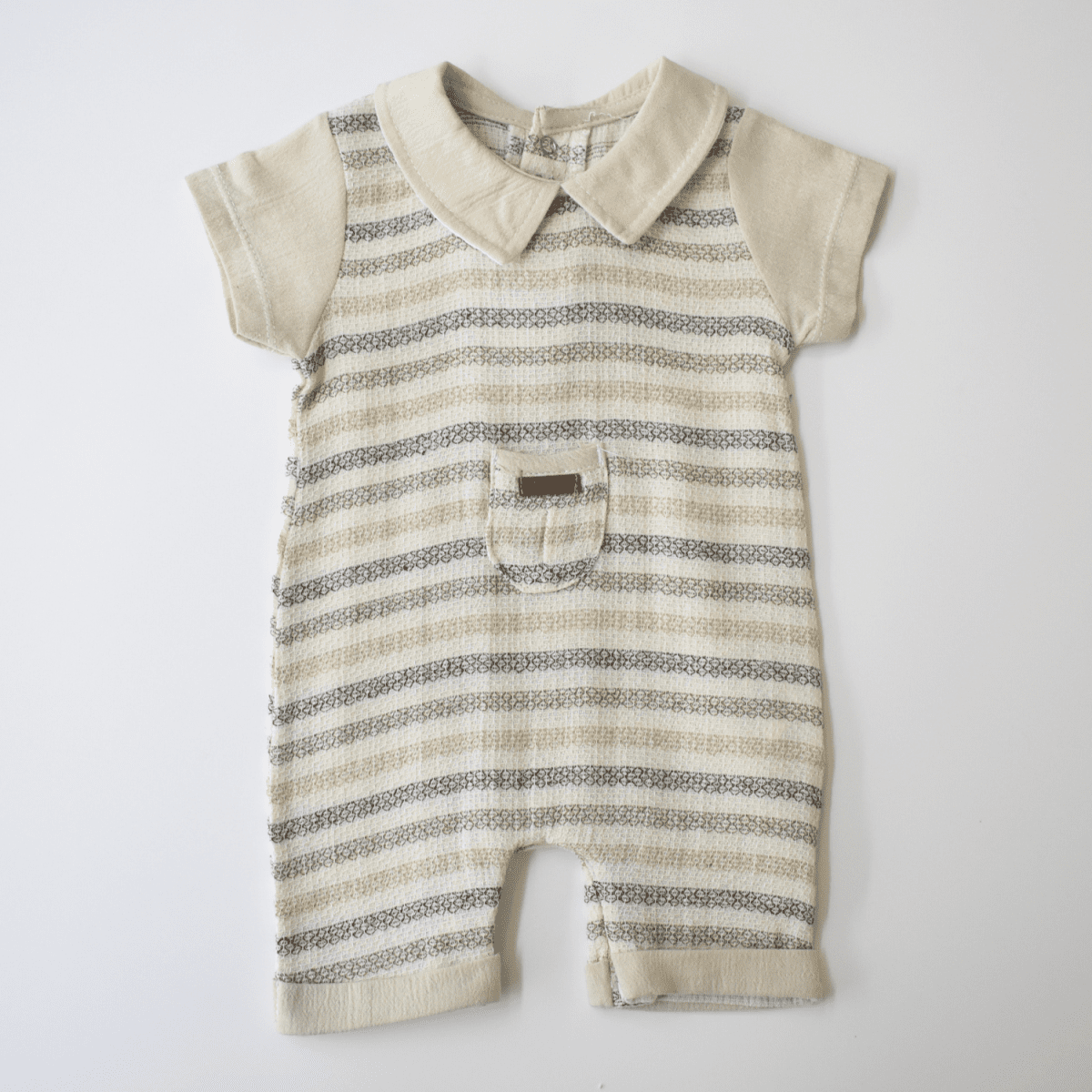 Striped Baby Dressy Overall - LittleTreasures