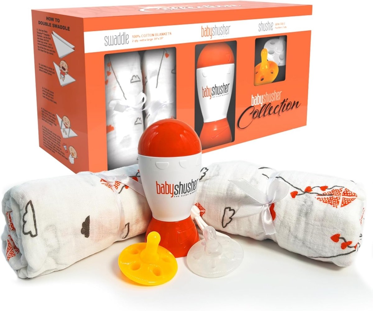 The Baby Shusher Collection Gift Set - Great for baby showers, any expecting parents or anyone who needs to be soothed with the shushing sound! - LittleTreasures