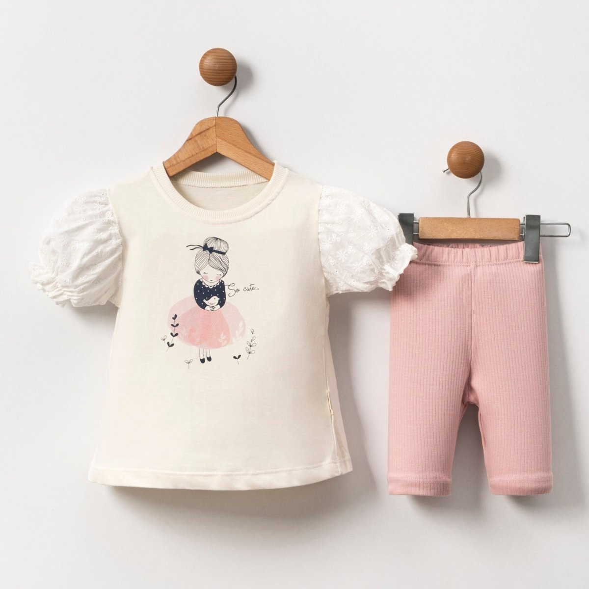 The Feathered Friend Girls Casual Set - LittleTreasures