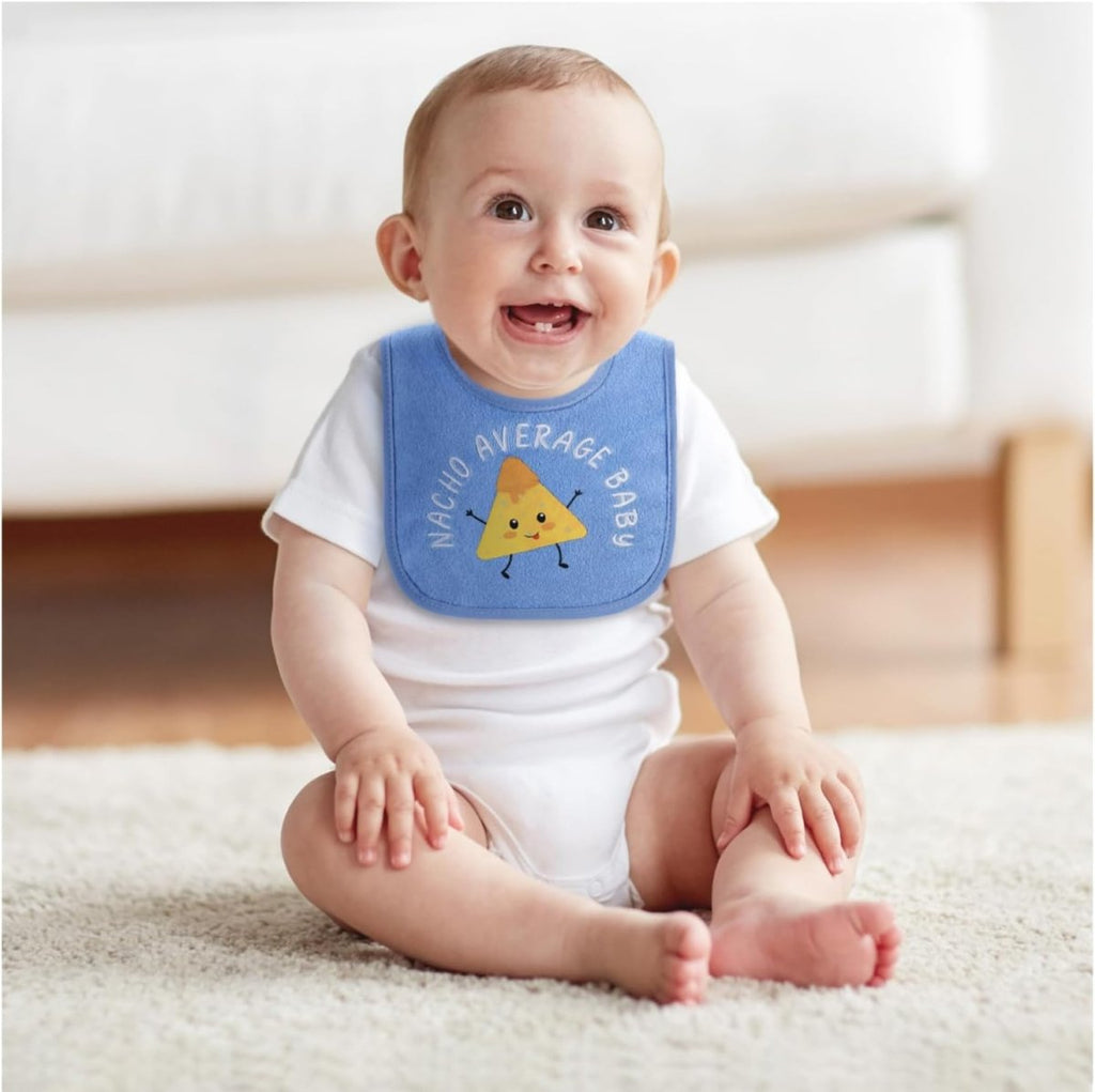 The Peanutshell Baby Boy Terry Bibs Set of 10 - 100% Cotton, Soft, Absorbent Baby Bibs, Toddler Boy Set, Newborn & Infant Bib - Oh Boy! - LittleTreasures