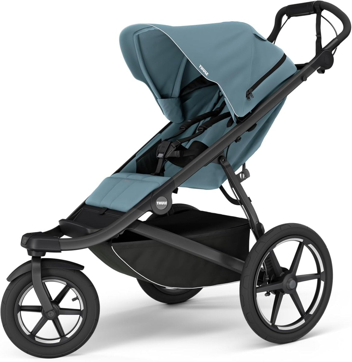 Thule Urban Glide 3 Double Child All - Terrain Stroller, Lightweight, Air - Filled Tires & Suspension, Integrated Hand Brake - LittleTreasures