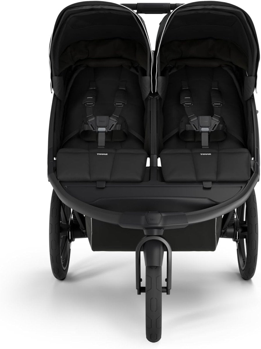 Thule Urban Glide 3 Double Child All - Terrain Stroller, Lightweight, Air - Filled Tires & Suspension, Integrated Hand Brake - LittleTreasures