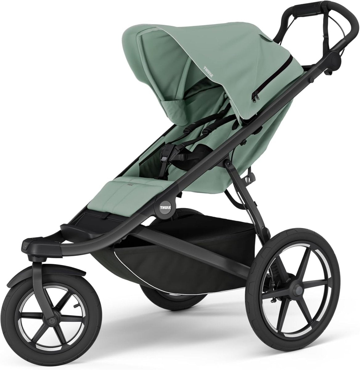Thule Urban Glide 3 Double Child All - Terrain Stroller, Lightweight, Air - Filled Tires & Suspension, Integrated Hand Brake - LittleTreasures
