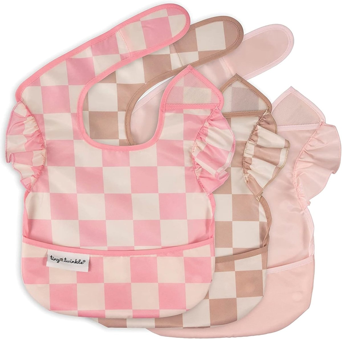 Tiny Twinkle Baby Girls ModernBaby Feeding Bibs - LittleTreasures