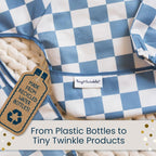 Tiny Twinkle Mess Proof Baby Bib, 2 Pack Long Sleeve Bib Outfit, Waterproof Bibs for Toddlers, Machine Washable, Tug Proof - LittleTreasures