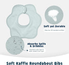 Tiny Twinkle Unisex Baby Kaffle Roundabout BibRoundabout Bib - LittleTreasures