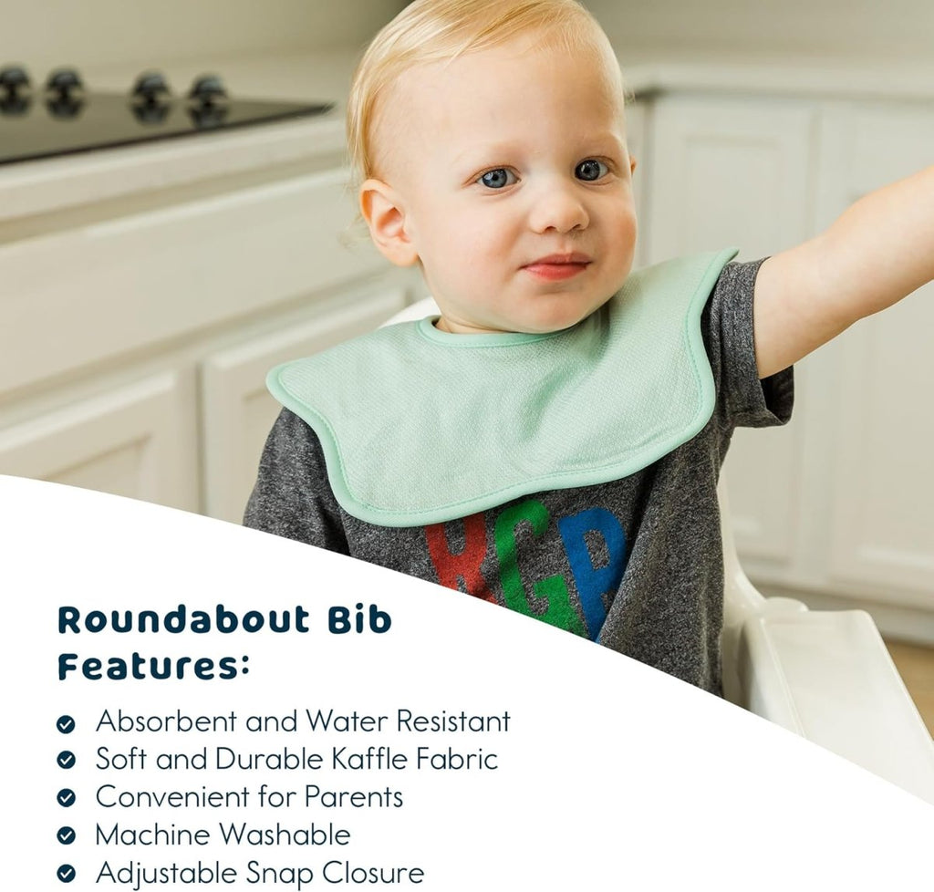 Tiny Twinkle Unisex Baby Kaffle Roundabout BibRoundabout Bib - LittleTreasures