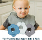 Tiny Twinkle Unisex Baby Kaffle Roundabout BibRoundabout Bib - LittleTreasures