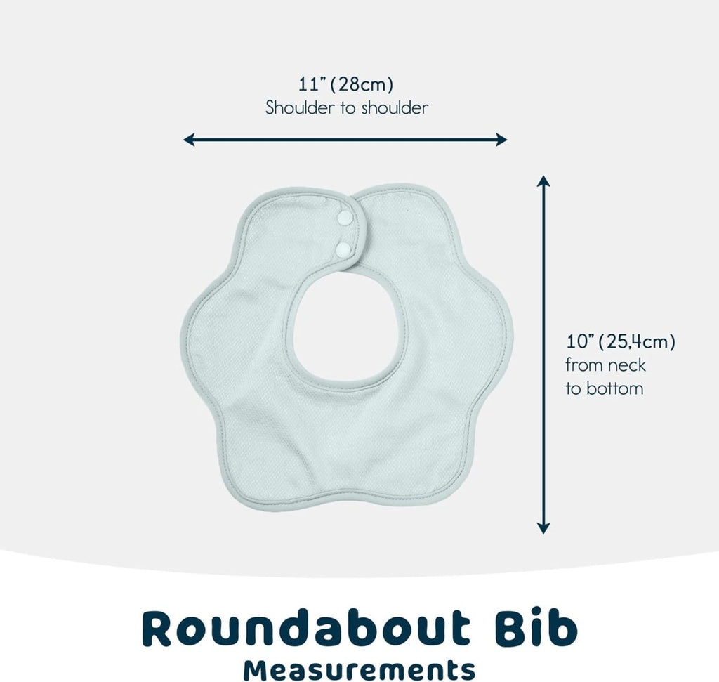 Tiny Twinkle Unisex Baby Kaffle Roundabout BibRoundabout Bib - LittleTreasures
