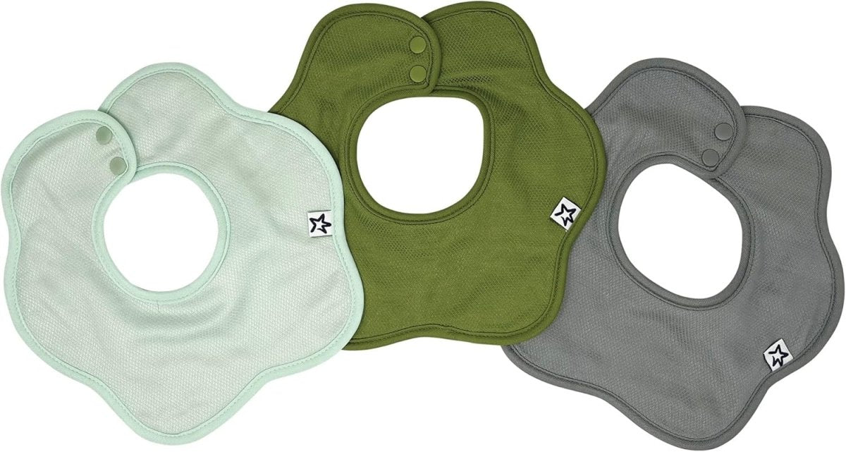 Tiny Twinkle Unisex Baby Kaffle Roundabout BibRoundabout Bib - LittleTreasures