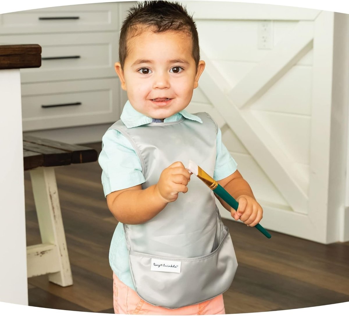 Tiny Twinkle Waterproof Bib - Eco - Friendly Baby Feeding Essential - LittleTreasures