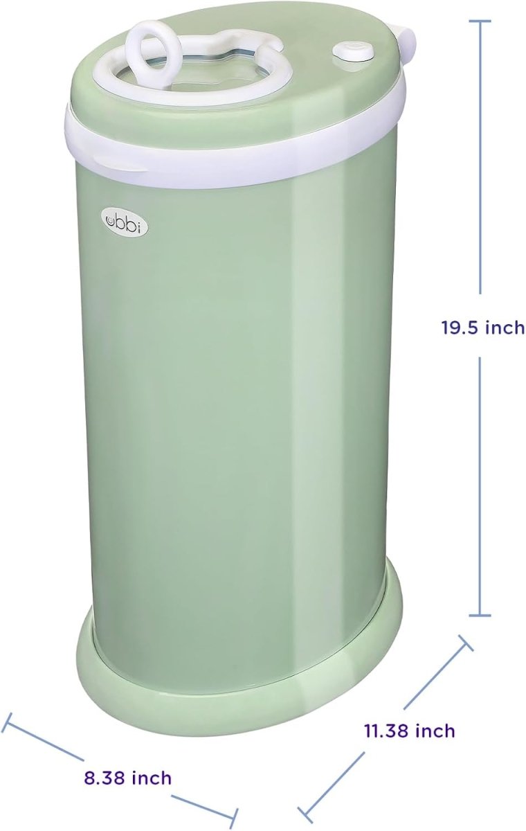 UBBI Diaper Pail - Sage (10033) - LittleTreasures