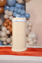 Ubbi Steel Diaper Pail, White, 2.34 ounces - LittleTreasures