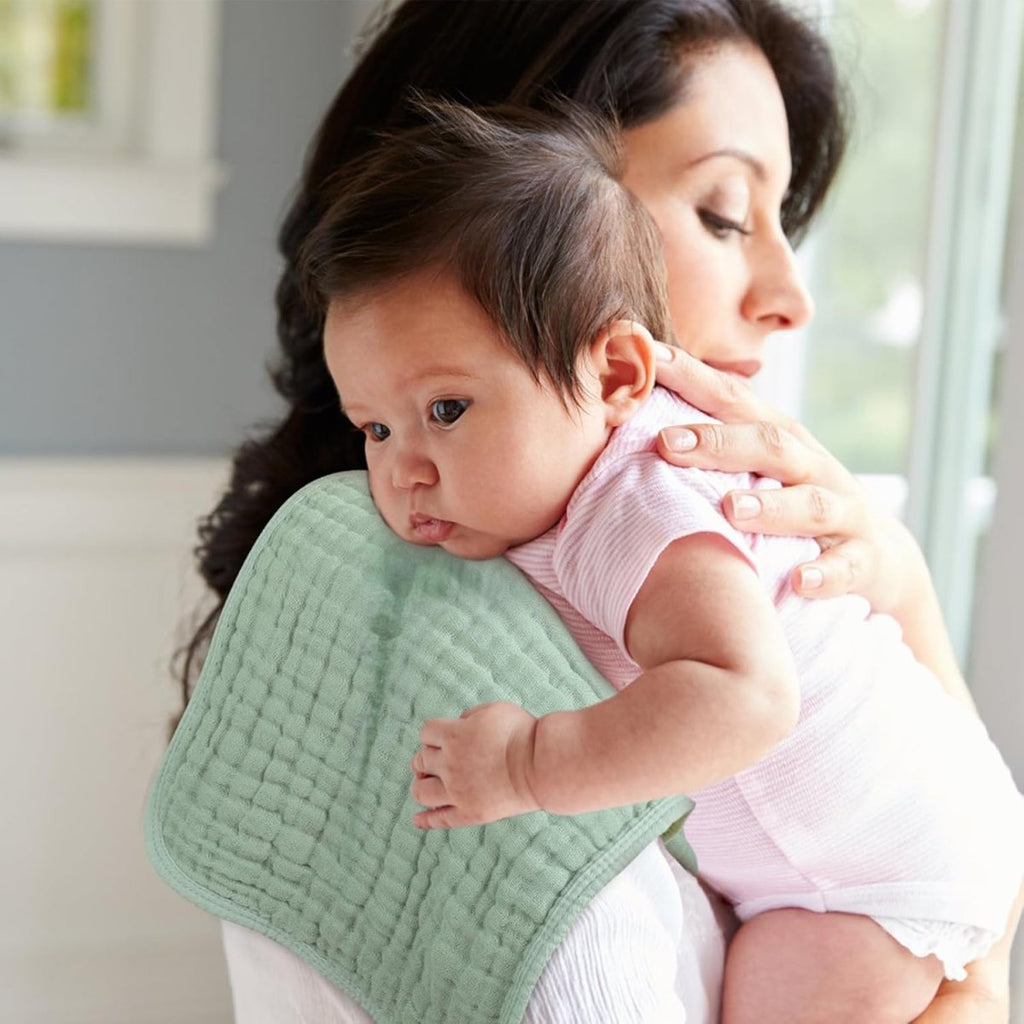 Ultra Soft Muslin Burp Cloths - Super Absorbent & Large Size - LittleTreasures