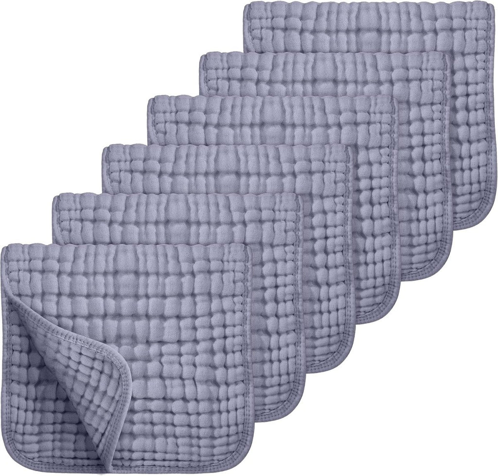 Ultra Soft Muslin Burp Cloths - Super Absorbent & Large Size - LittleTreasures