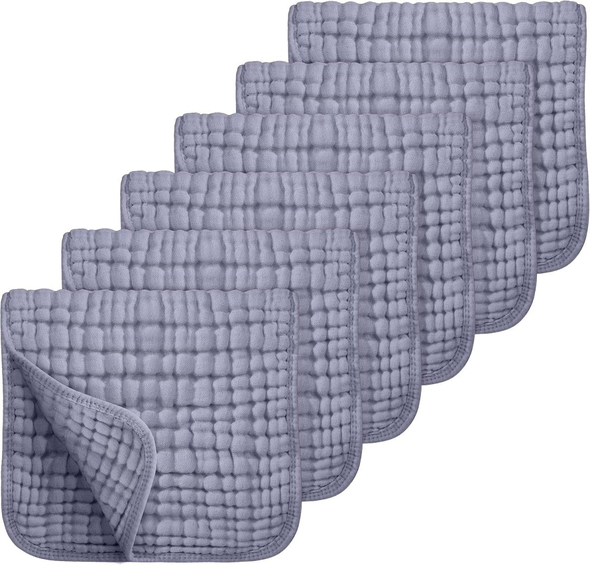 Ultra Soft Muslin Burp Cloths - Super Absorbent & Large Size - LittleTreasures