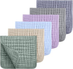 Ultra Soft Muslin Burp Cloths - Super Absorbent & Large Size - LittleTreasures