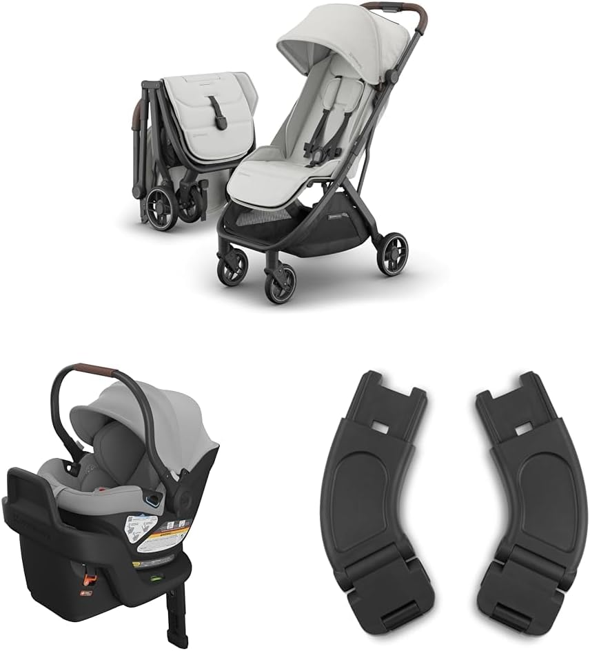 UPPAbaby Aria Lightweight Compact Travel Stroller - Pearl Grey - LittleTreasures