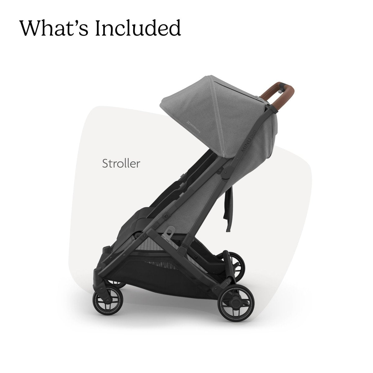 UPPAbaby Minu Duo Compact Twin Toddler Stroller, Greyson - LittleTreasures