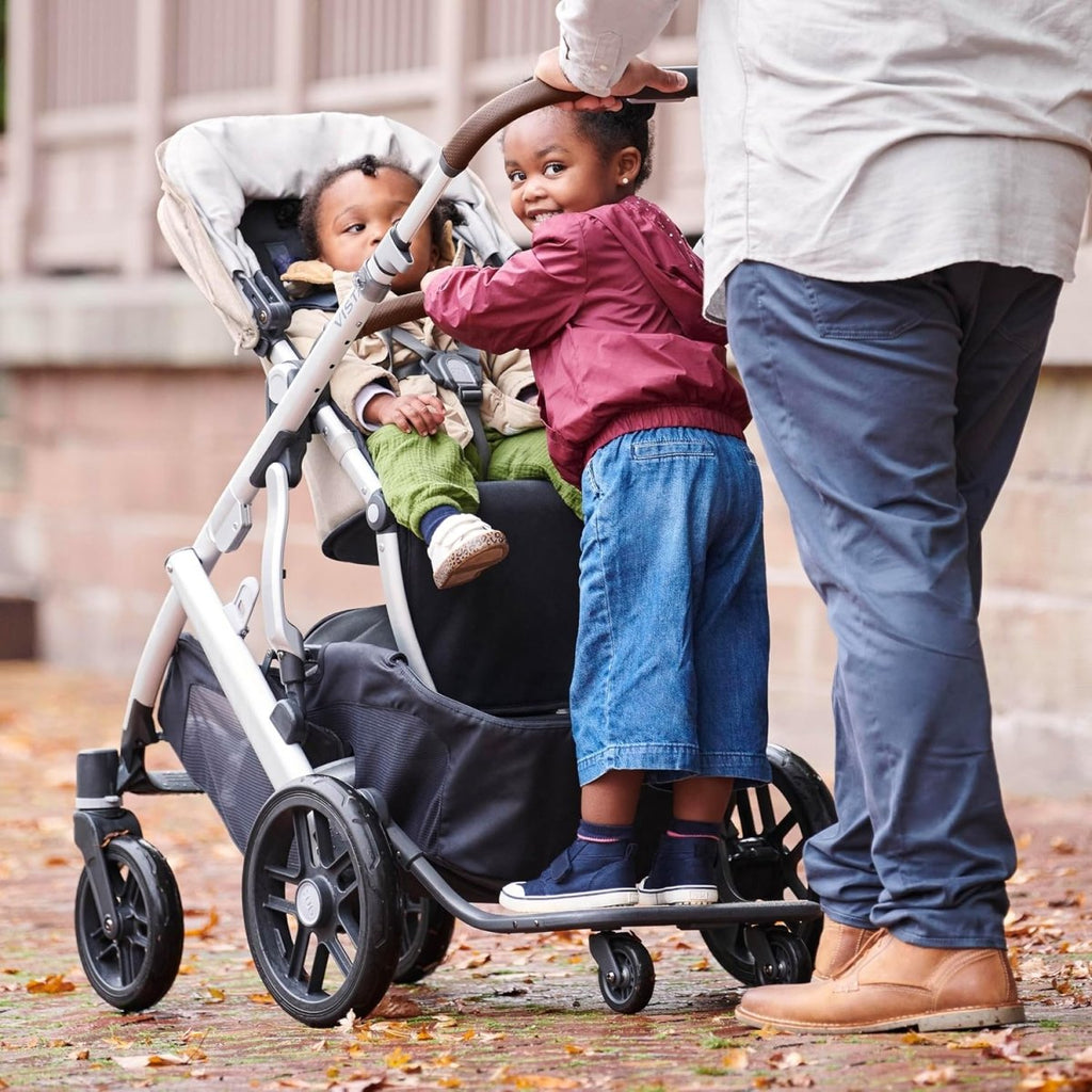 UPPAbaby PiggyBack Ride - Along Board for Vista, Vista V2, and Vista V3 Strollers/Quick Attachment for Children to Stand + Stroll / 55 lbs. Weight Capacity - LittleTreasures