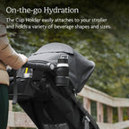 UPPAbaby Ridge Gray Stroller Cup Holder - Easy Attach & Clean - LittleTreasures