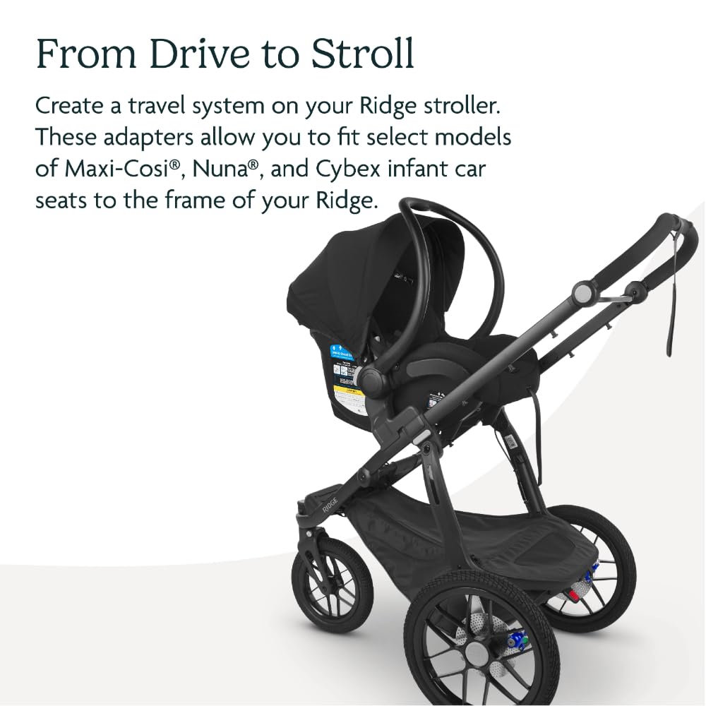 UPPAbaby Ridge Stroller Car Seat & Bassinet Adapter Kit - LittleTreasures
