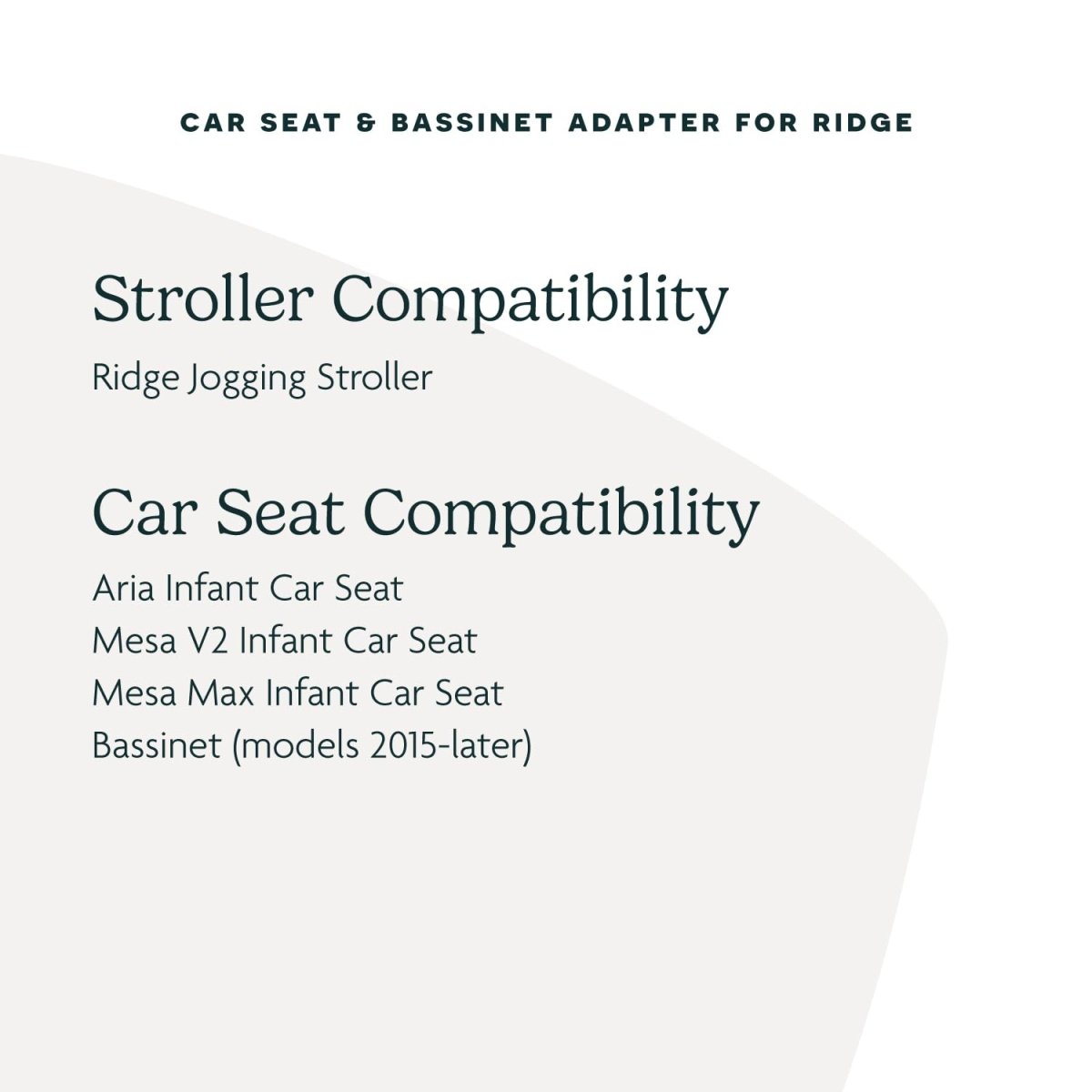 UPPAbaby Ridge Stroller Car Seat & Bassinet Adapter Kit - LittleTreasures