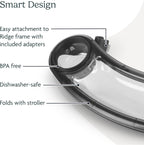 UPPAbaby Ridge Stroller Snack Tray with Cup Holder - Grey - LittleTreasures