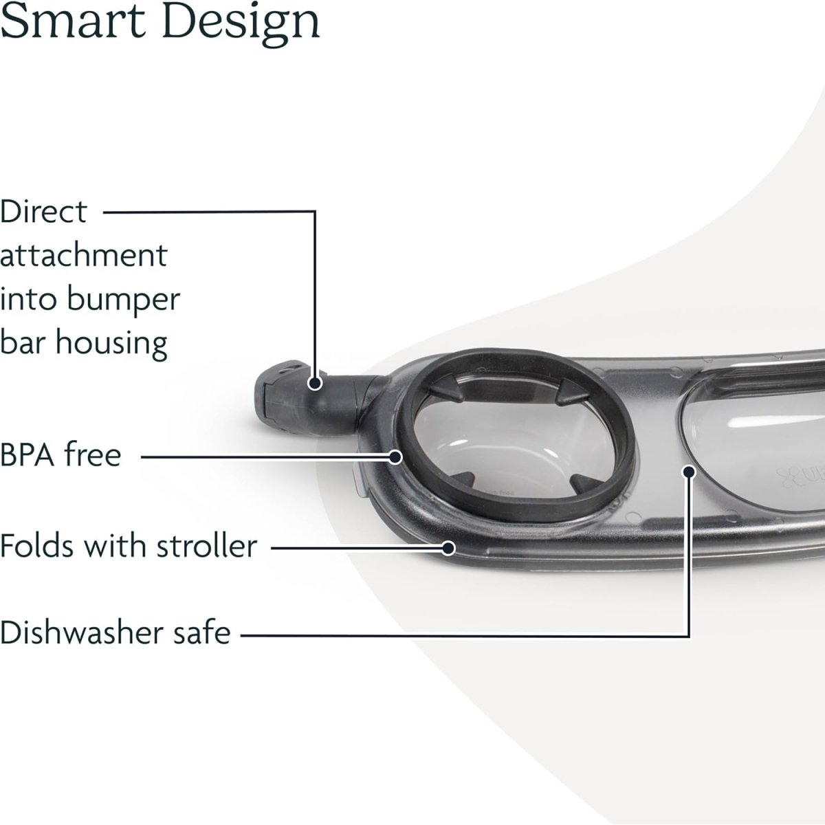 UPPAbaby Snack Tray for Vista, Cruz, RumbleSeat/Quick Attachment/Folds with Stroller - LittleTreasures