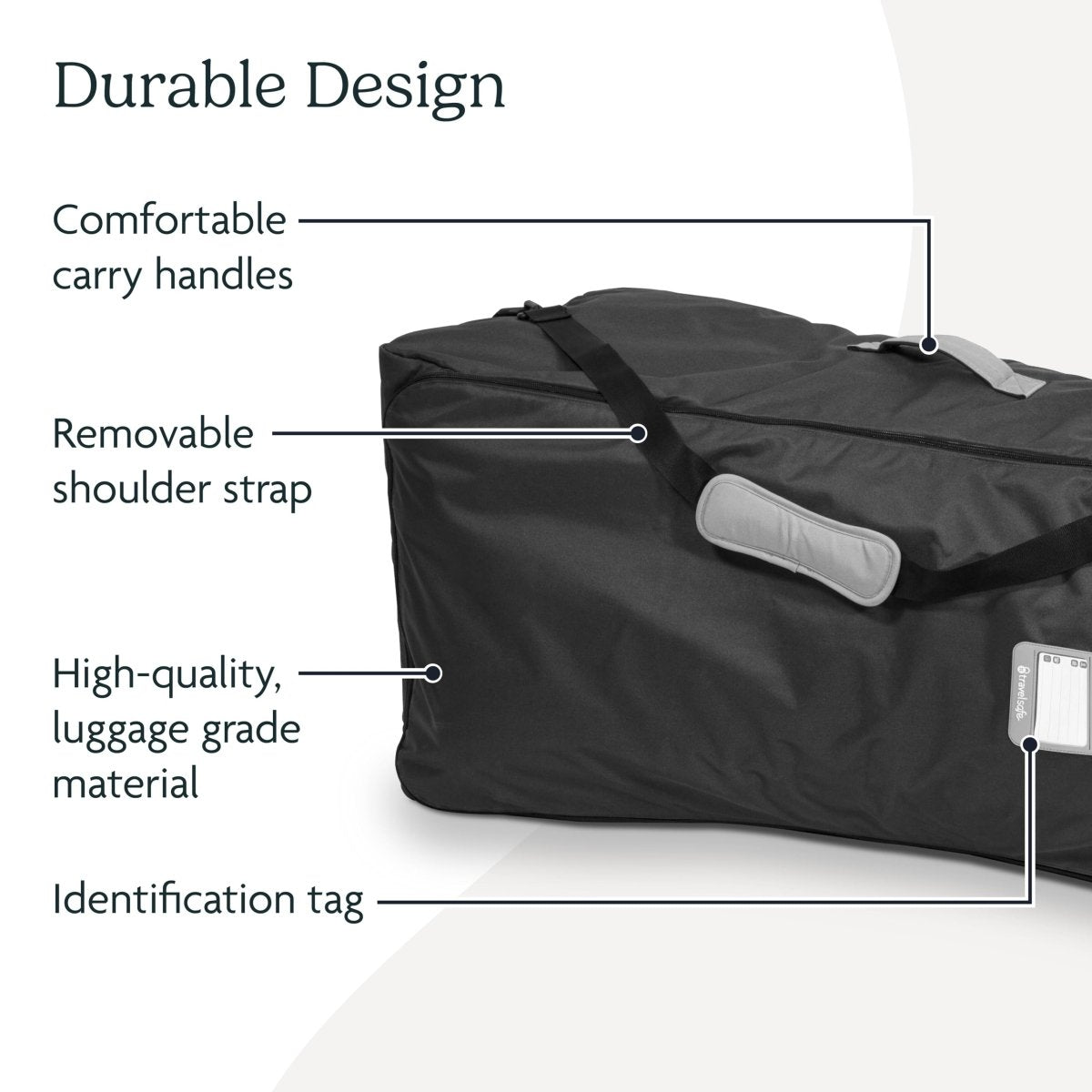 UPPAbaby Travel Bag for G - Link and G - Link V2 Strollers - Easy - Carry Handles, Removeable Shoulder Strap + Durable Design with TravelSafe Protection - LittleTreasures