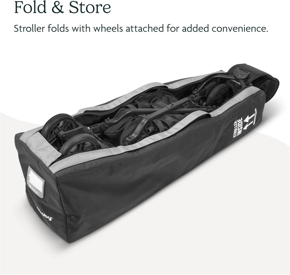 UPPAbaby Travel Bag for G - Luxe and G - Lite Strollers - Easy - Carry Handles + Durable Design with TravelSafe Protection - LittleTreasures