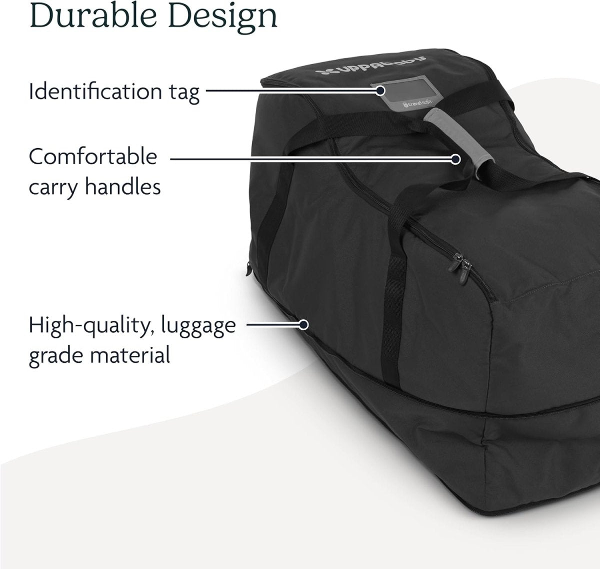 UPPAbaby TravelSafe Aria/Mesa Car Seat Bag - Charcoal - LittleTreasures