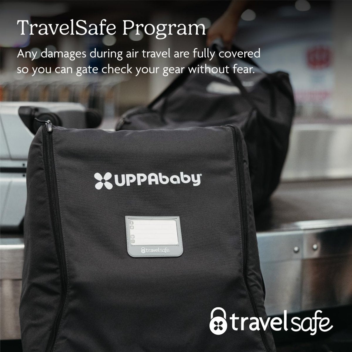 UPPAbaby TravelSafe Aria/Mesa Car Seat Bag - Charcoal - LittleTreasures