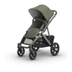 UPPAbaby Vista V3 Stroller - Full - Size Single - to - Double Stroller System - Toddler Seat, Bug Shield, Rain Shield, and Storage Bag Included - Jake (Charcoal/Carbon Frame/Black Leather) - LittleTreasures