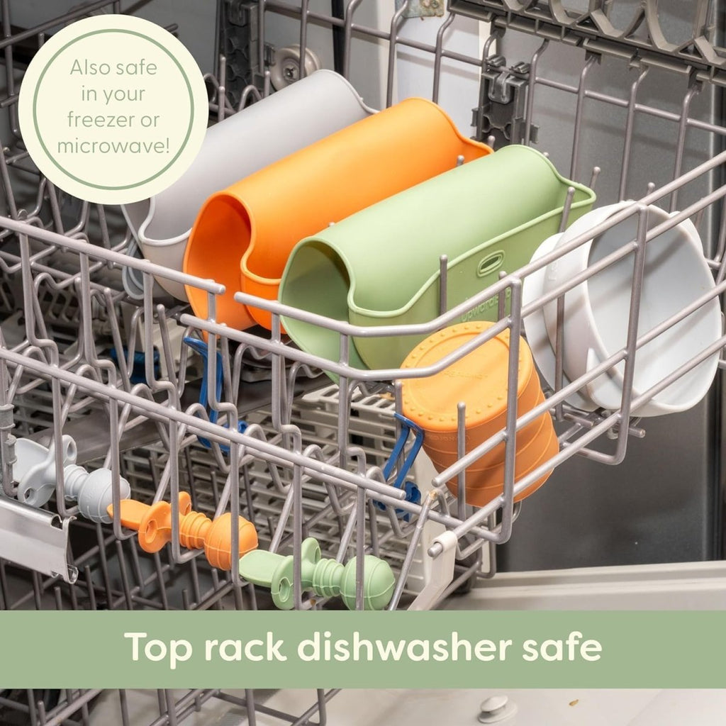 UpwardBaby Silicone Feeding Set: Suction Bowl & Spill - Proof Cup - LittleTreasures