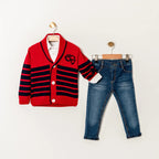 Varsity Boy Sweater Jeans Set - LittleTreasures