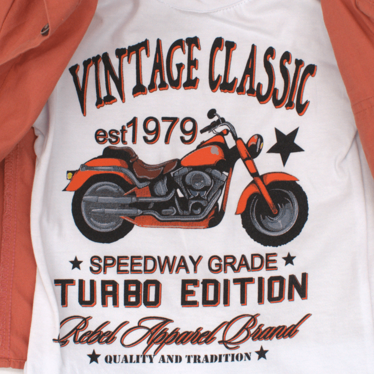 Vintage Bike Boys Casual Set - LittleTreasures