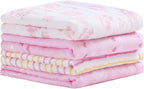 Viviland 100% Cotton Baby Muslin Burp Cloths - Soft & Absorbent - LittleTreasures