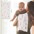 Viviland 100% Cotton Baby Muslin Burp Cloths - Soft & Absorbent - LittleTreasures