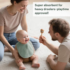 VOMARHUG Ultra - Soft Muslin Baby Bandana Bibs, 8 - Pack - LittleTreasures