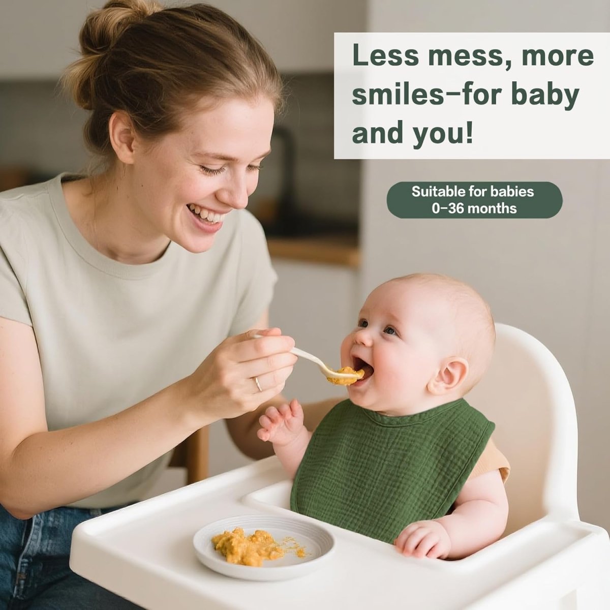 VOMARHUG Ultra - Soft Muslin Baby Bandana Bibs, 8 - Pack - LittleTreasures