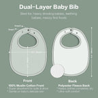 VOMARHUG Ultra - Soft Muslin Baby Bandana Bibs, 8 - Pack - LittleTreasures