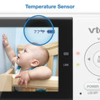 VTech VM819 Baby Monitor, 2.8” Screen, Night Vision, 2 - Way Audio, Temperature Sensor and Lullabies, Secure Transmission No WiFi - LittleTreasures