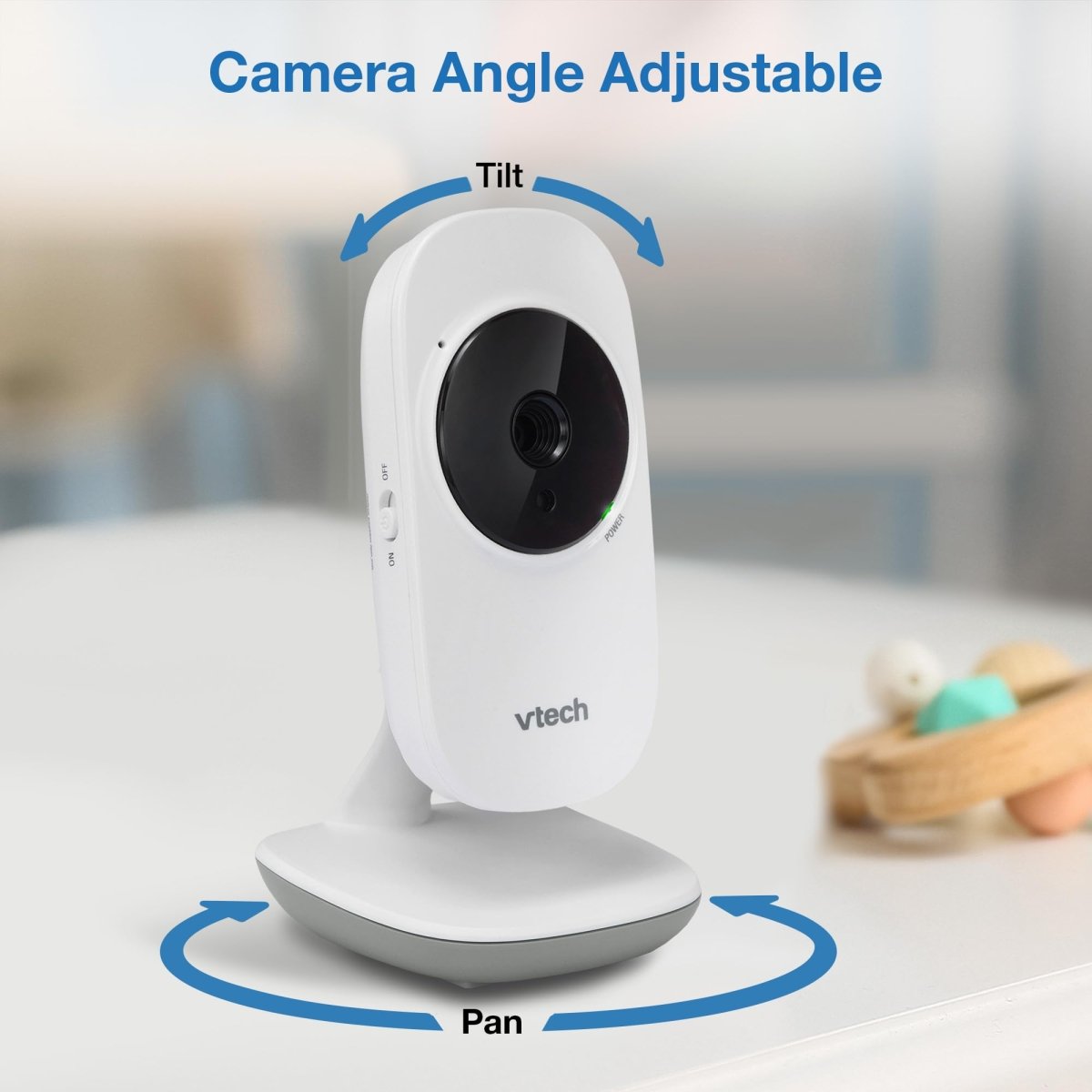 VTech VM819 Baby Monitor, 2.8” Screen, Night Vision, 2 - Way Audio, Temperature Sensor and Lullabies, Secure Transmission No WiFi - LittleTreasures