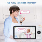VTech VM924 Pan & Tilt Video Baby Monitor, 5" LCD Screen, Up to 17 Hrs Video Battery Life, Plug & Play, 1.33x Zoom, Night Vision, Up to 1000ft Range, Soothing Sounds, 2 - Way Talk, Secured Transmission - LittleTreasures