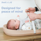 Waterproof Baby Changing Pad - Easy to Clean, Lightweight & Portable - Large Foam Cushion for Comfort - Jool Baby (Blue) - LittleTreasures