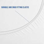 Waterproof Bassinet Mattress Protector 2 Pack (32"x17") - for Fisher - Price Soothing Motions Bassinet - Noiseless, Washable, Bassinet Mattress Cover, Organic - LittleTreasures