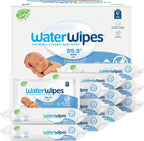 WaterWipes Sensitive+ Newborn & Baby Wipes, 3 - In - 1 Cleans, Cares, Protects, 99.9% Water, Unscented & Hypoallergenic, 720 Count (12 Packs) - LittleTreasures